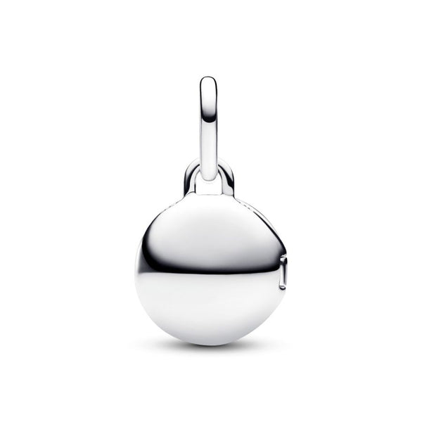 763066C01 Charm-Anhänger Aufklappbar & Gravierbar Liebesmedaillon Silber
