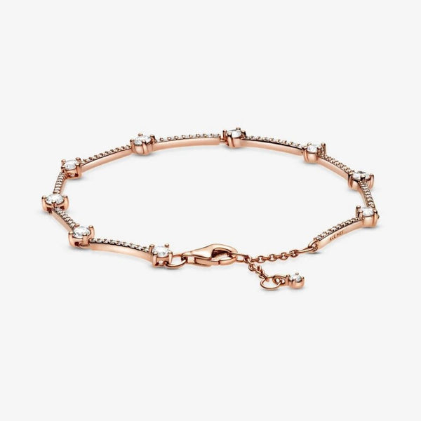 Rose  Armband Funkelnde Pavé-Stäbe