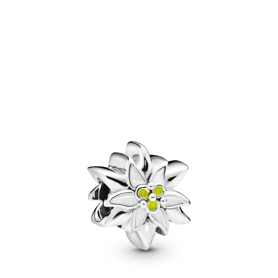 Charm Edelsweiss Flower Sterling-Silber Hauptbild