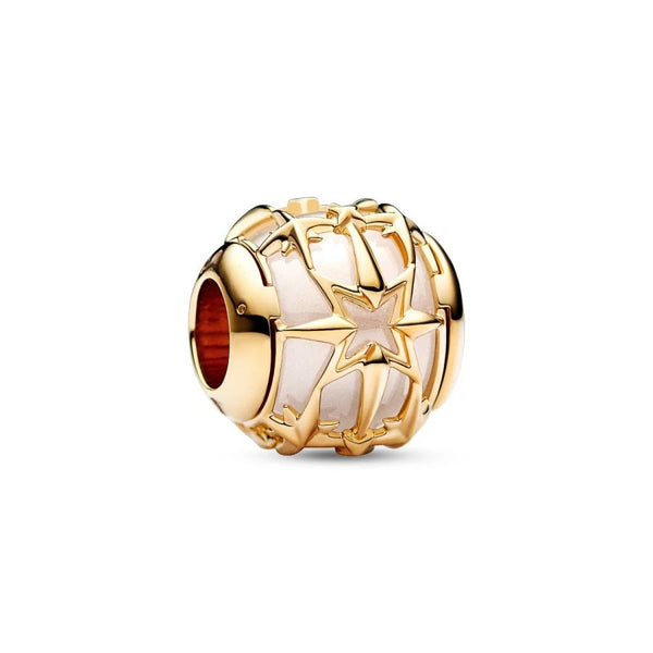 Charm Planet Venus Open Work Zirkonia Vergoldet