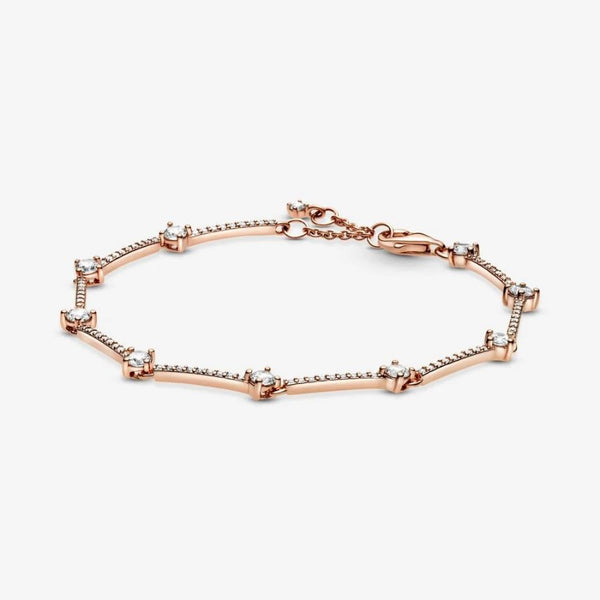 Rose  Armband Funkelnde Pavé-Stäbe