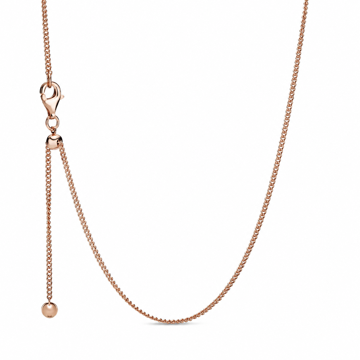 Rose 388283 Kette Curb Chain Rosé Vergoldet 60 cm Hauptbild