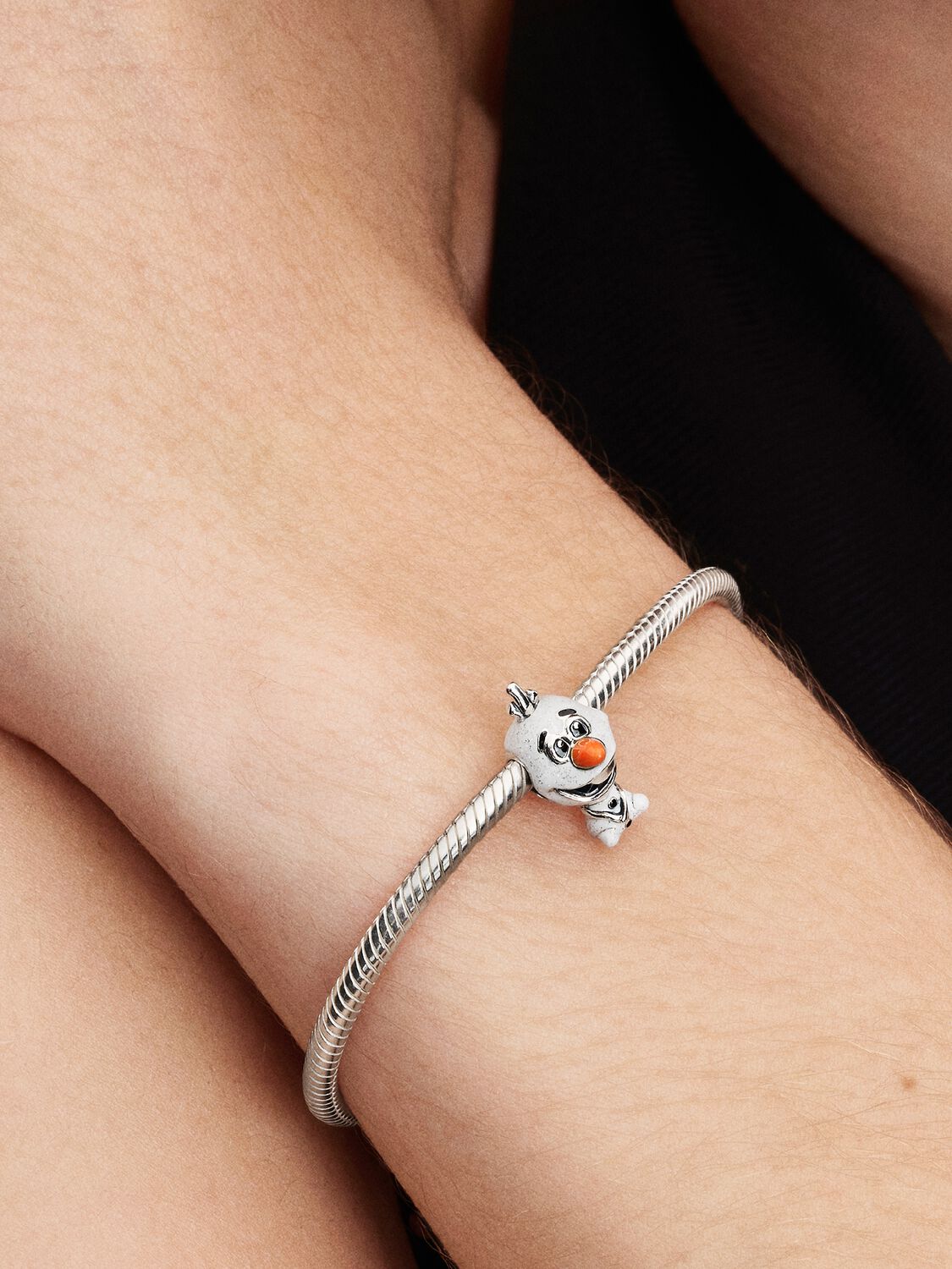 Eiskönigin Olaf Charm Sterling-Silber Zweitbild