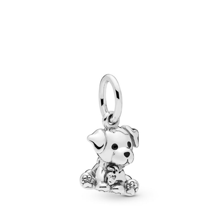Charm-Anhänger Labrador Puppy Sterling-Silber Hauptbild