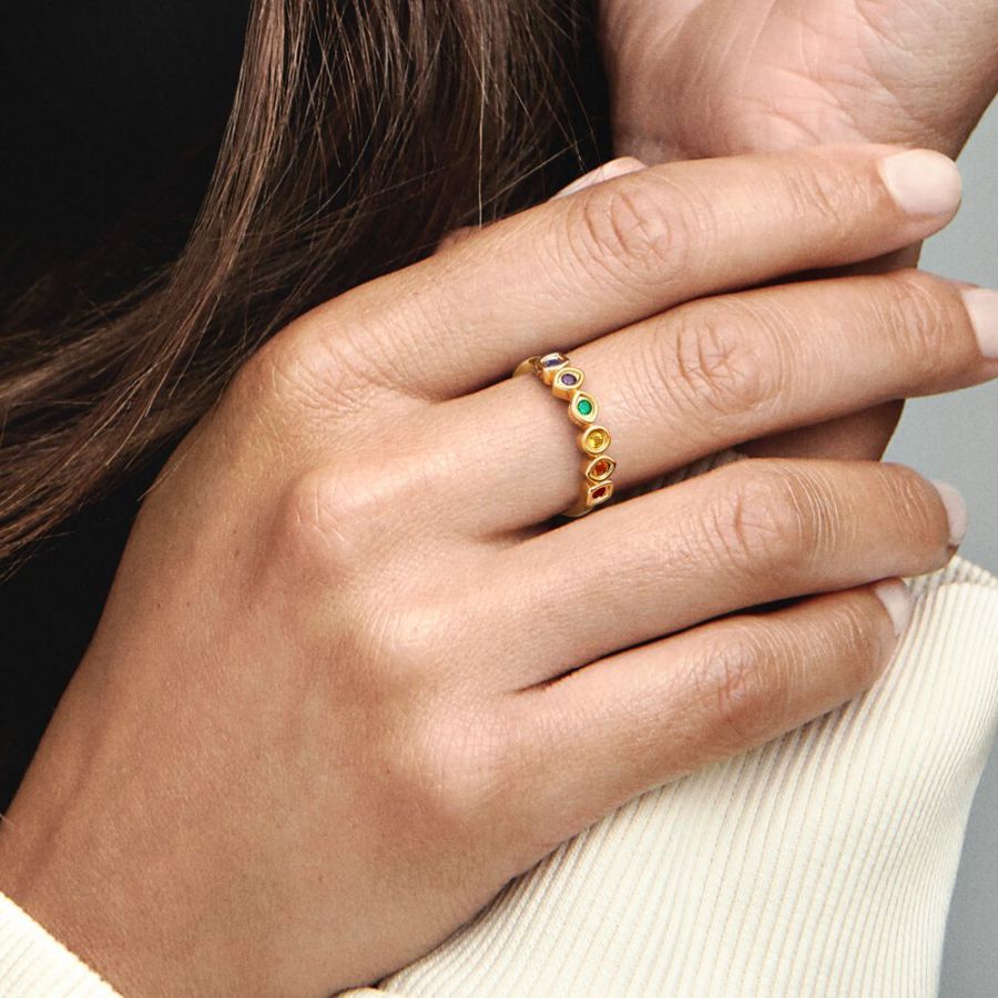 Ring The Avengers Infinity Steine 14k Vergoldet Zweitbild