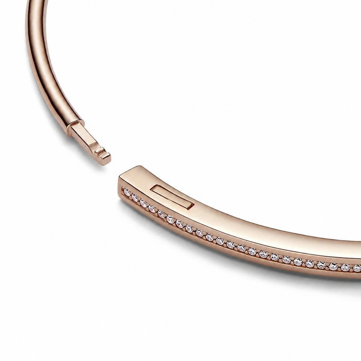 Armreif Signature I-D Pavé 14k Rosé Vergoldet Zweitbild