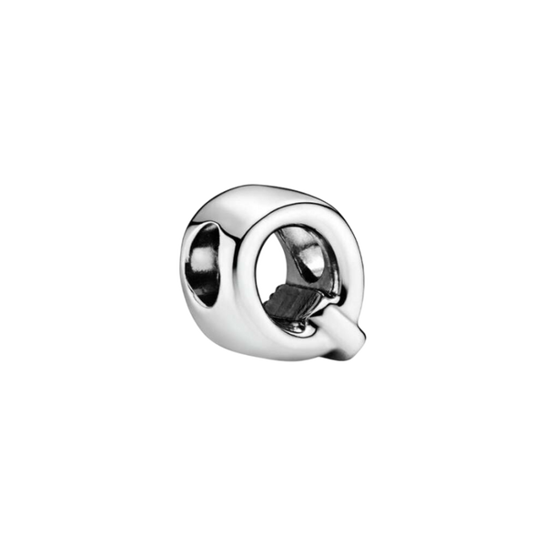 Charm Buchstabe Letter Q Silber