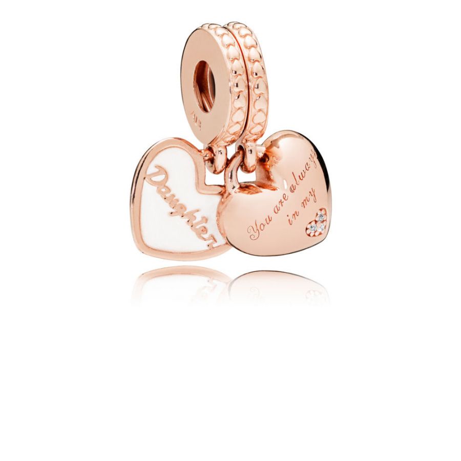 Rose  Charm-Anhänger You're Always in My Heart Teilbar Zweitbild