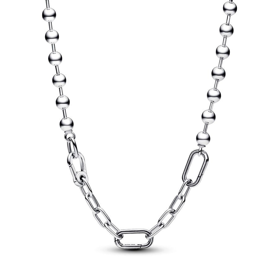 Gliederhalskette Metallperle Sterling-Silber 45 cm Hauptbild