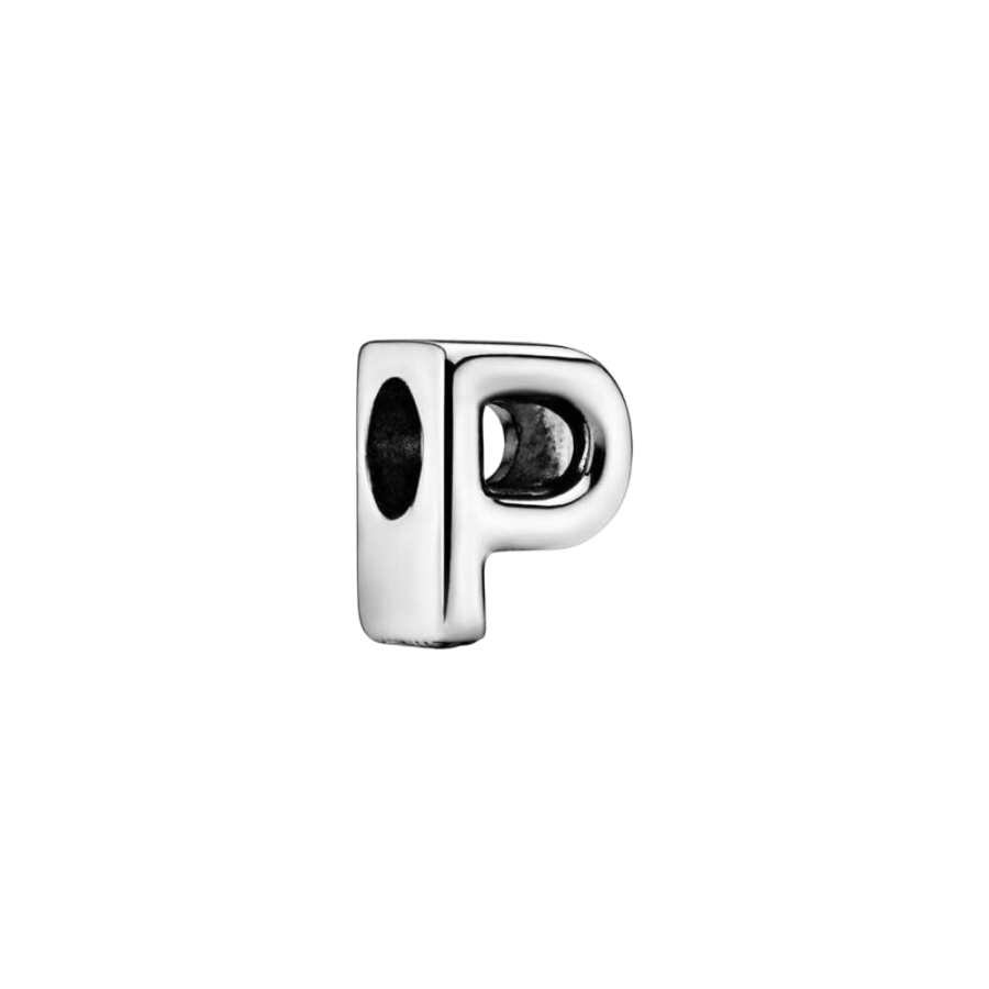 Charm Buchstabe Letter P Silber Hauptbild