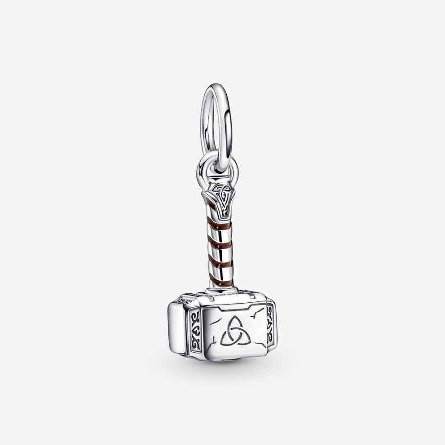 Charm-Anhänger The Avengers Thors Hammer Silber Hauptbild
