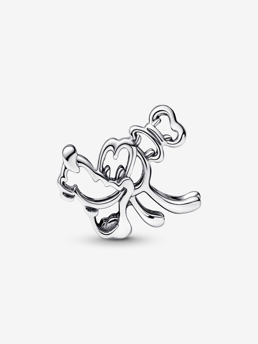 Goofy Offen gearbeiteter Charm Sterling-Silber