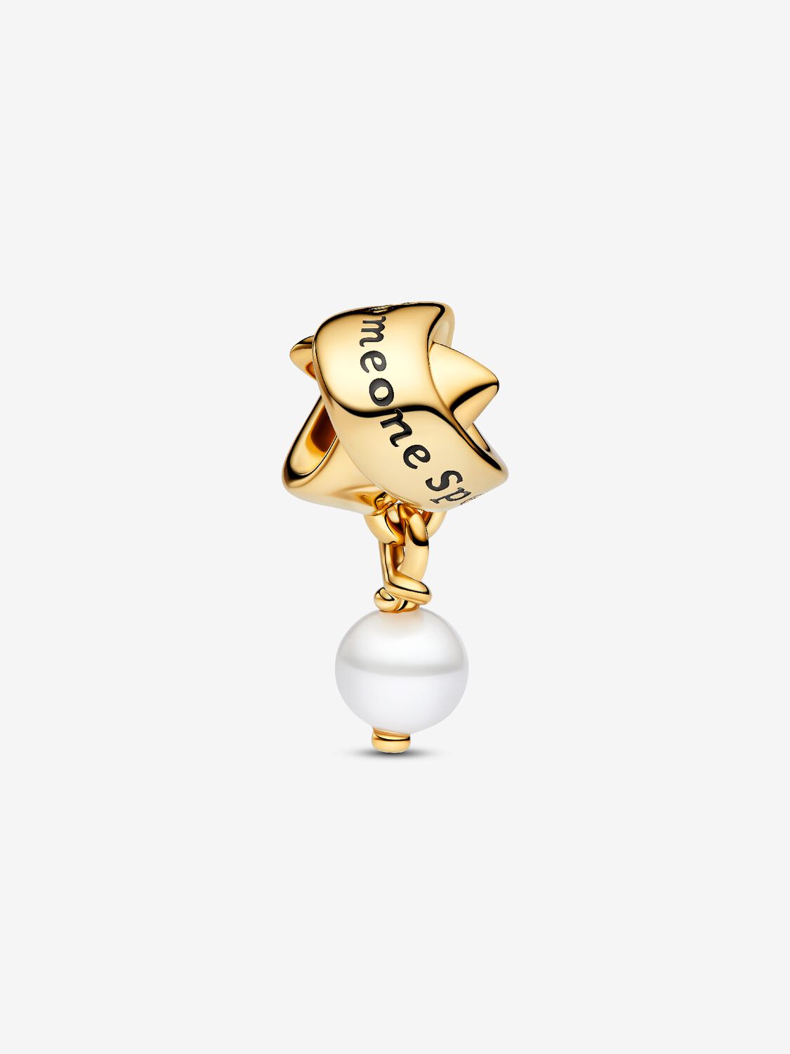 Behandelte Süßwasserzuchtperle Ribbon-Charm Hauptbild