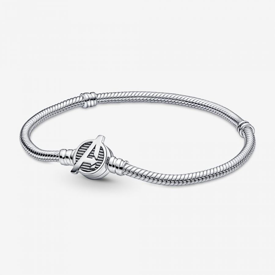 Gliederarmband The Avengers Logo-Verschluss Silber Hauptbild
