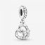 Charm-Anhänger Brezel Sterling-Silber