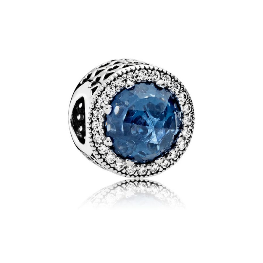 Charm Mitternachtsblauer Strahlenkranz der Herzen Hauptbild