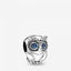 Charm Sparkling Owl Sterling-Silber