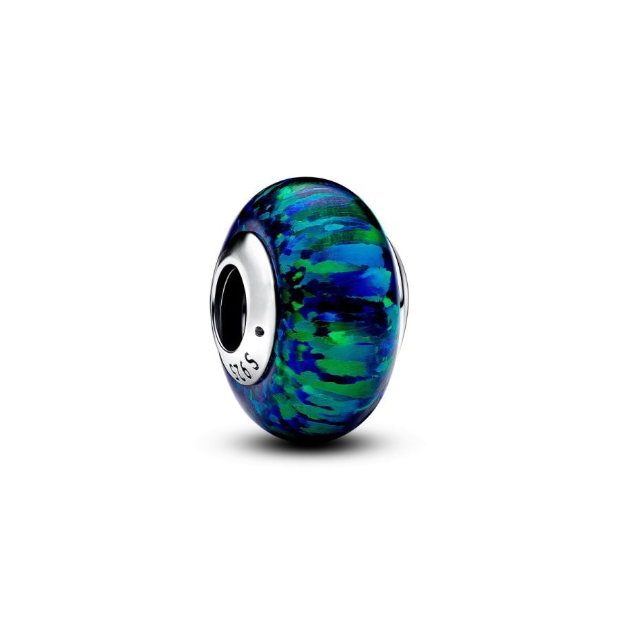 Charm Schillernder Opal Grün Sterling-Silber Hauptbild
