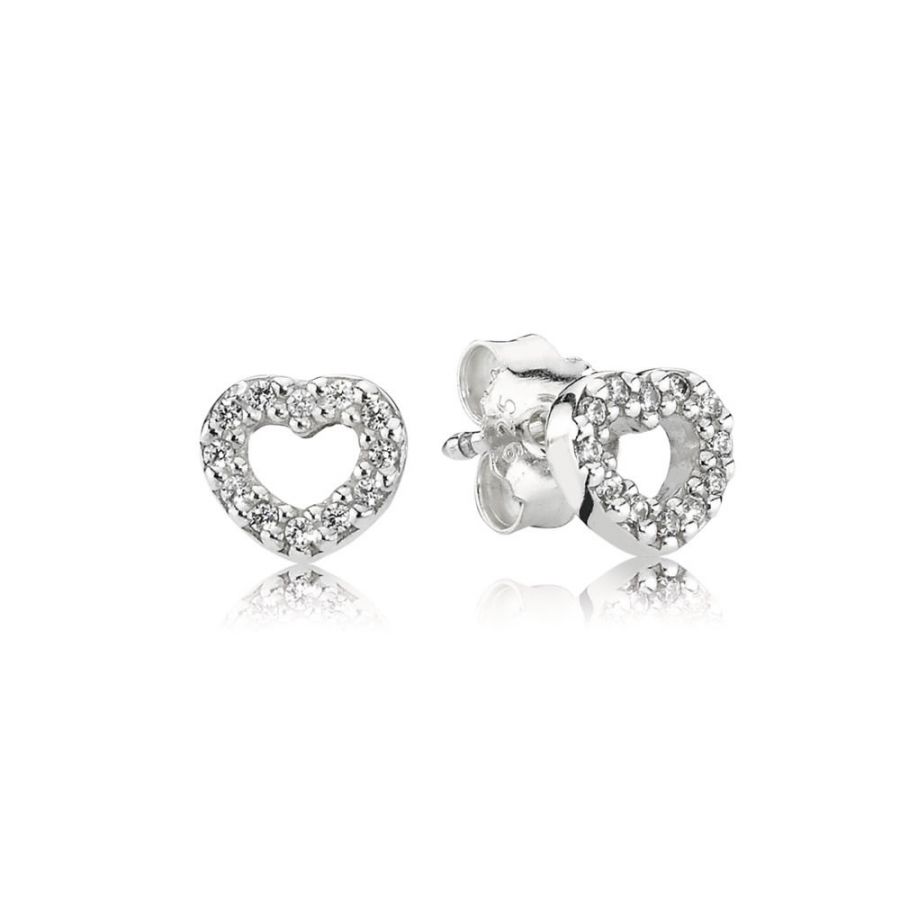 Ohrstecker Ohrringe Erobertes Herz Sterling-Silber Hauptbild