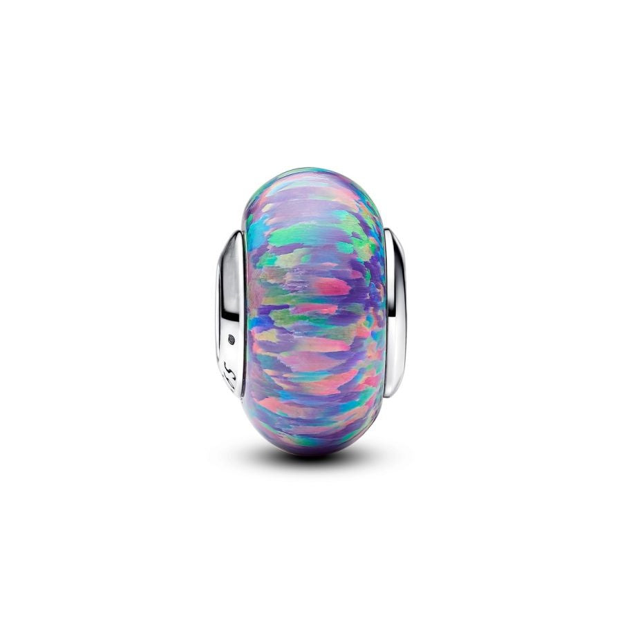 Charm Leuchtendes Violett Opal Silber Zweitbild