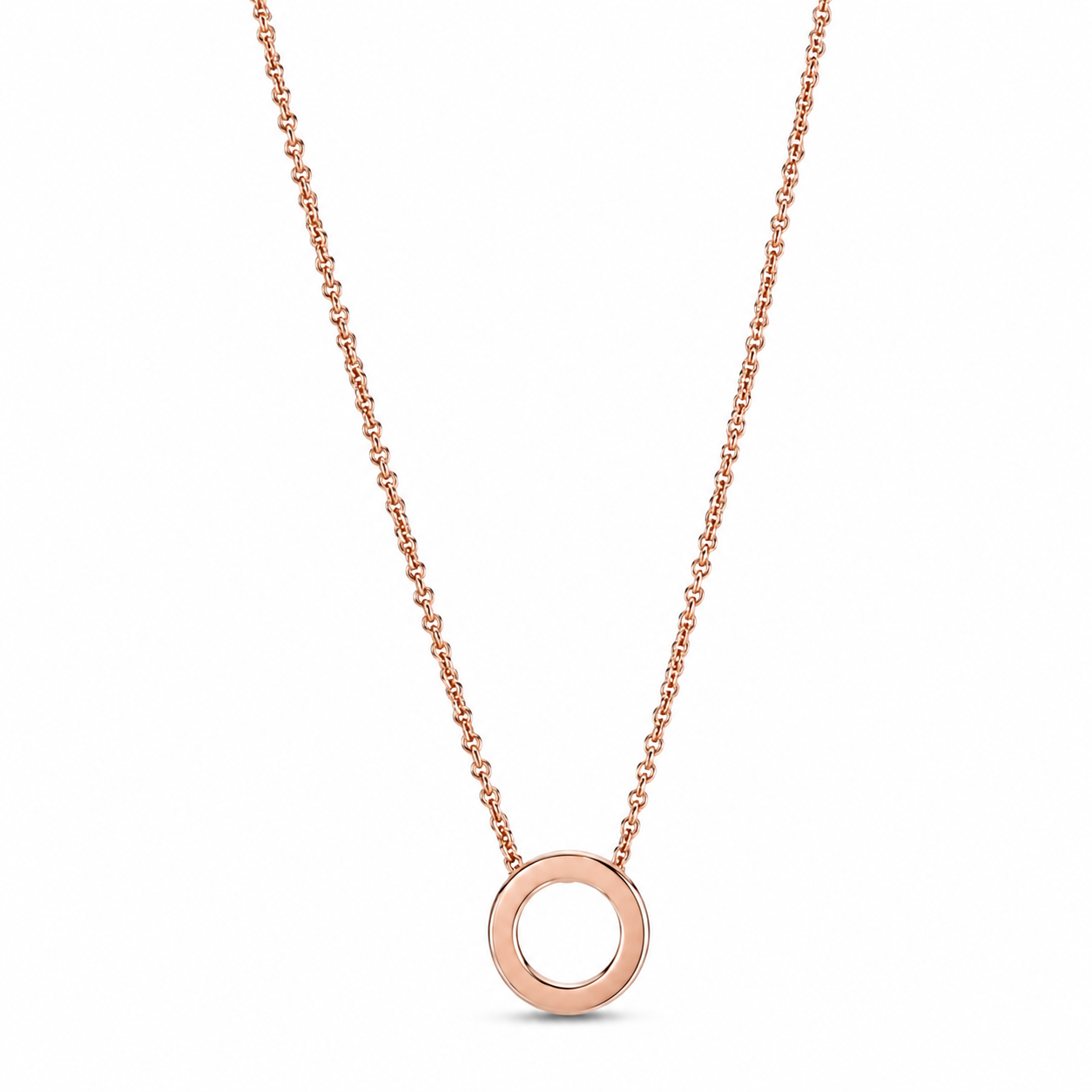 Rose 387436C01 Halskette mit Anhänger Logo Pavé-Kreis 45 cm