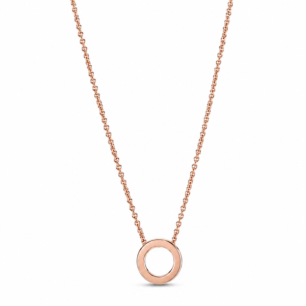 Rose 387436C01 Halskette mit Anhänger Logo Pavé-Kreis 45 cm