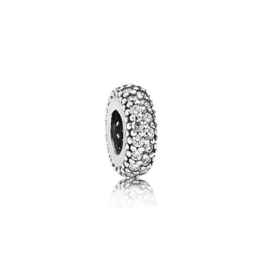 Charm Zwischenelement Pavé Inspiration Funkelnd Sterling-Silber Hauptbild