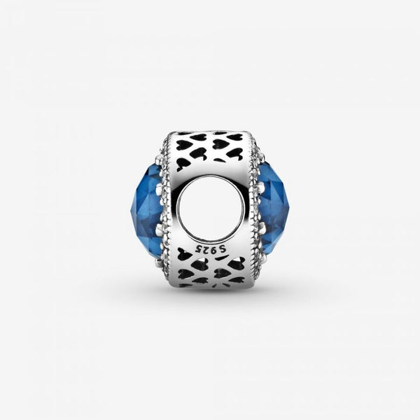 Charm Mitternachtsblauer Strahlenkranz der Herzen