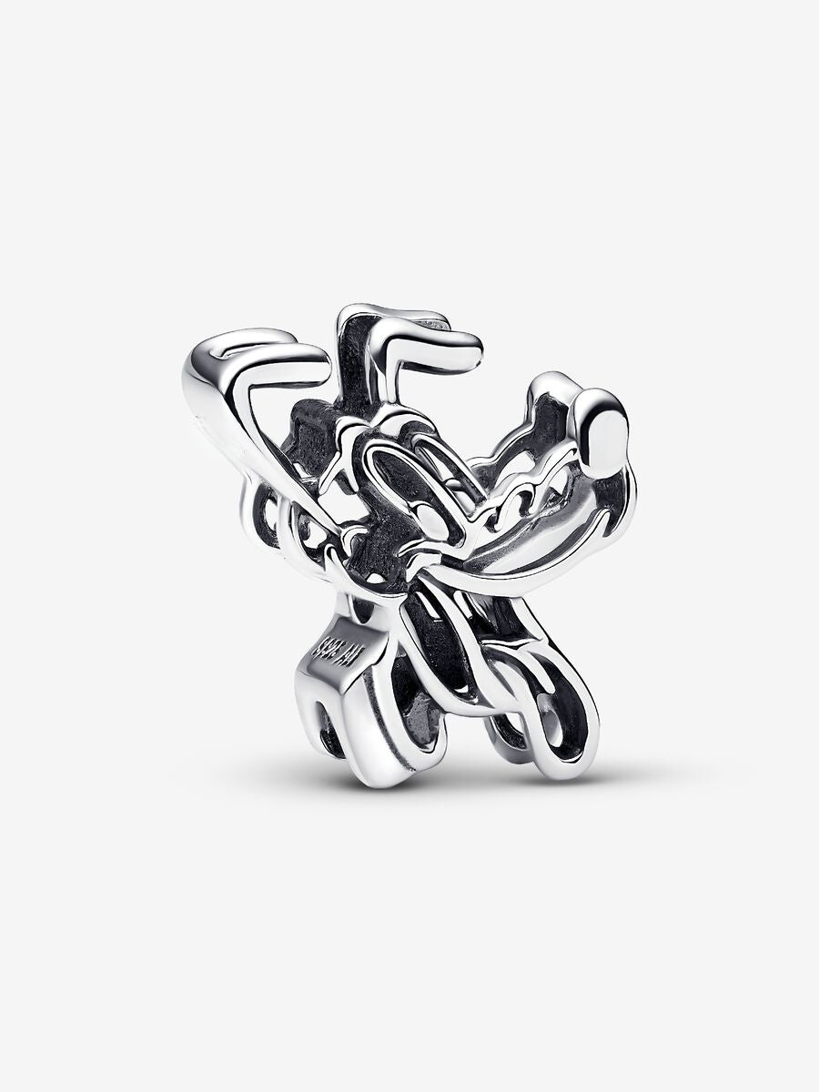 Pluto Offen gearbeiteter Charm Sterling-Silber